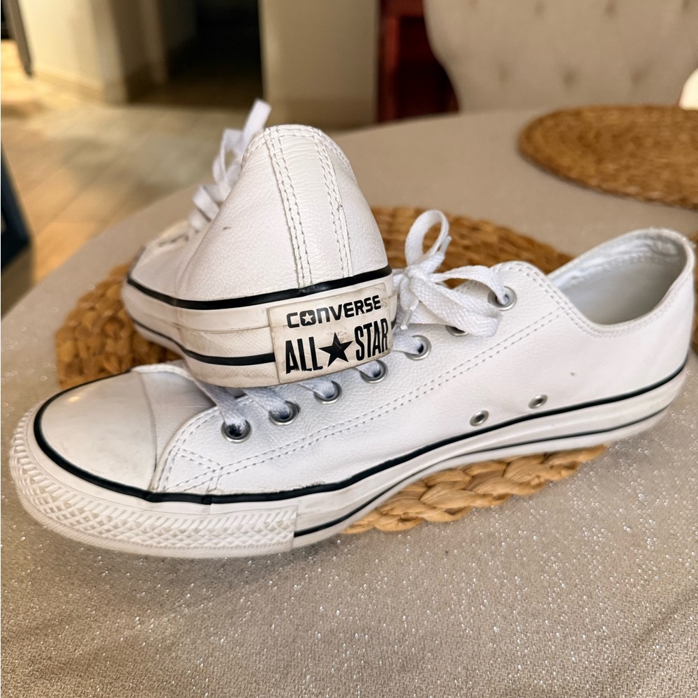 Converse Leather Sneakers, Men’s Size 11.5